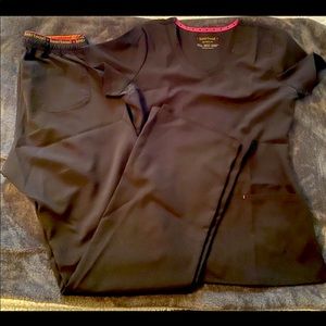 Heart and soul scrub set